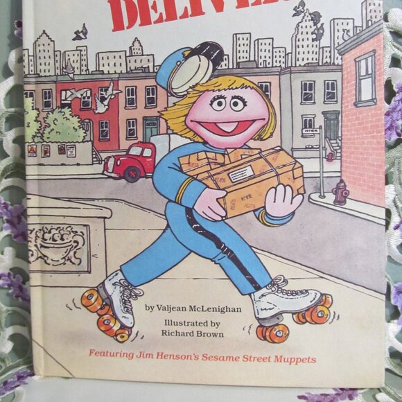 Vtg Sesame Street book Special Delivery 1980 ~ Sesame Street Muppets - Picture 3 of 13